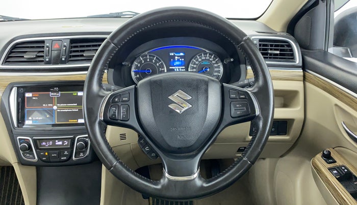 2018 Maruti Ciaz ALPHA 1.5 AT SHVS, Petrol, Automatic, 33,306 km, Steering Wheel Close Up