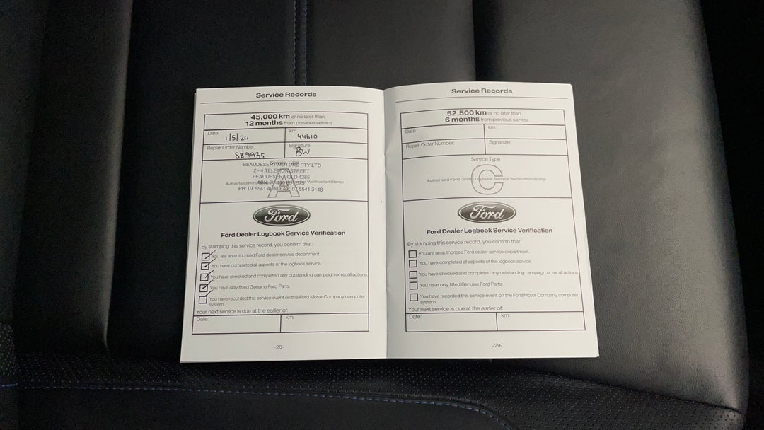 2021 Ford Everest Sport (4wd), Automatic, 46416 km, Service History