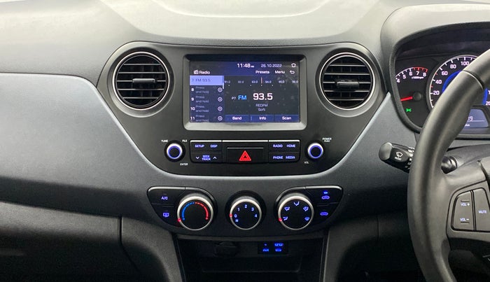 2019 Hyundai Grand i10 SPORTZ DUAL TONE 1.2 VTVT, Petrol, Manual, 10,618 km, Air Conditioner