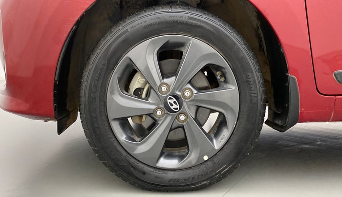 2019 Hyundai Grand i10 SPORTZ DUAL TONE 1.2 VTVT, Petrol, Manual, 10,618 km, Left Front Wheel