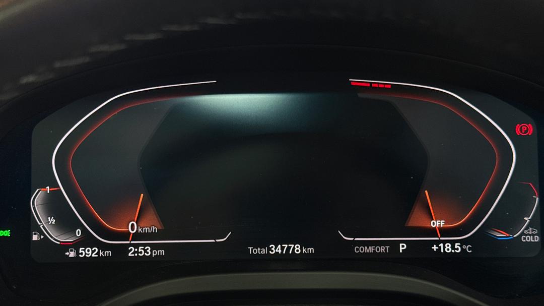 2021 BMW X3 sDrive20i Xline, Automatic, 34778 km, Odometer View