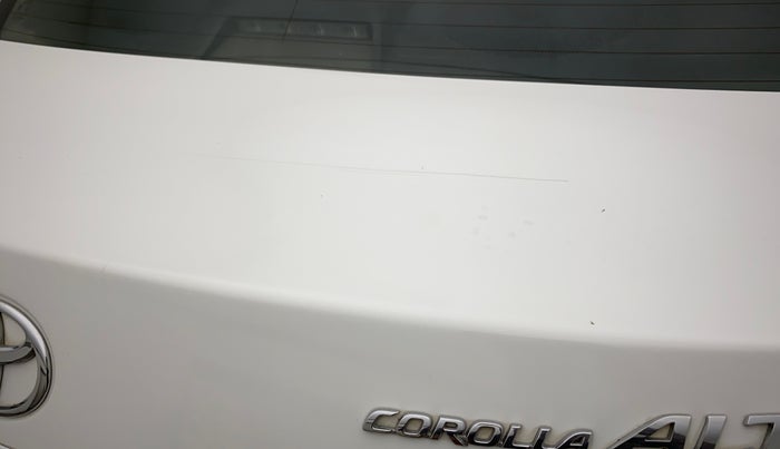 2016 Toyota Corolla Altis VL CVT PETROL, Petrol, Automatic, 91,242 km, Dicky (Boot door) - Minor scratches