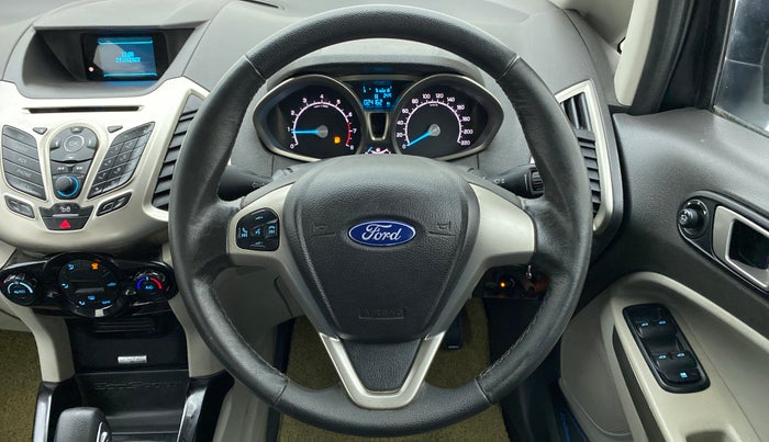 2015 Ford Ecosport 1.5 TITANIUM TI VCT AT, CNG, Automatic, 24,214 km, Steering Wheel Close Up