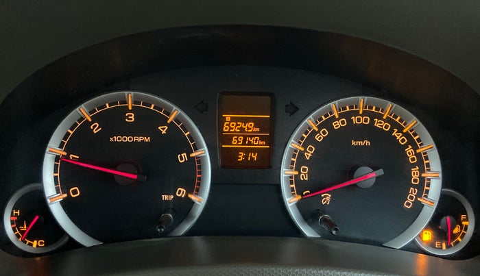 2013 Maruti Ertiga VDI ABS, Diesel, Manual, 69,132 km, Odometer Image