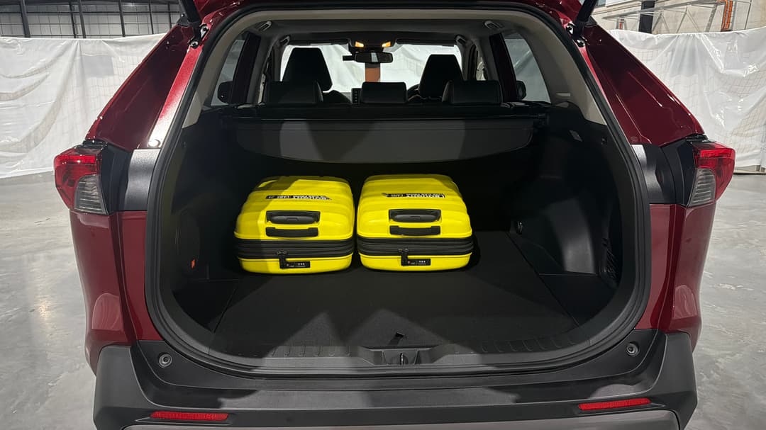 2021 Toyota RAV4 Cruiser (AWD) Hybrid, Automatic, 29675 km, Boot Inside View with Luggage