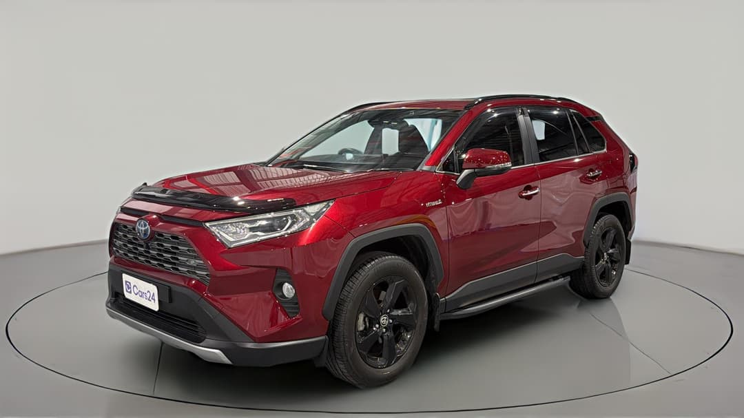 2021 Toyota RAV4 Cruiser (AWD) Hybrid, Automatic, 29675 km, Left Front Diagonal (45- Degree) View
