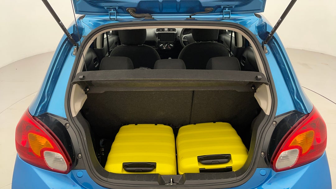 Boot Inside View with Luggage