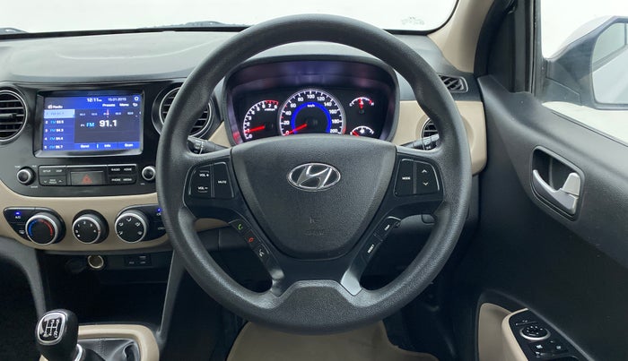 2018 Hyundai Grand i10 SPORTZ 1.2 KAPPA VTVT, Petrol, Manual, 41,306 km, Steering Wheel Close Up