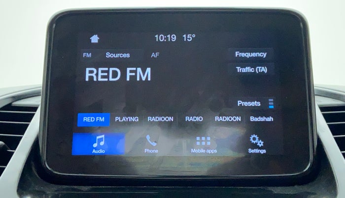 2019 Ford Figo Aspire 1.2 TITANIUM+ PETROL, Petrol, Manual, 10,128 km, Infotainment System