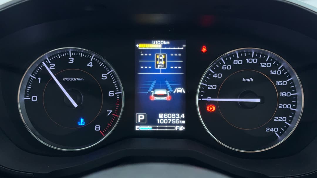 2018 Subaru XV 2.0i-s, Automatic, 100756 km, Odometer View