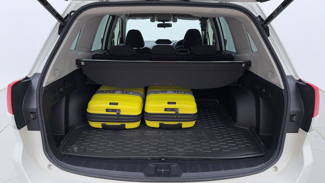 Boot Inside View with Luggage