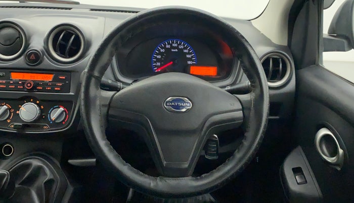 2018 Datsun Go Plus T, Petrol, Manual, 31,316 km, Steering Wheel Close Up