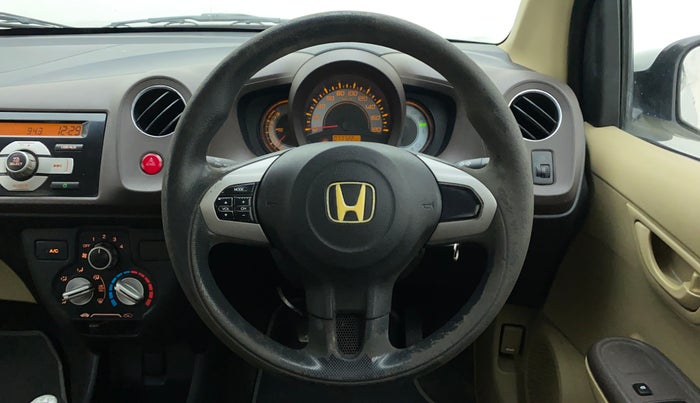 2012 Honda Brio 1.2 S MT I VTEC, Petrol, Manual, 77,866 km, Steering Wheel Close Up