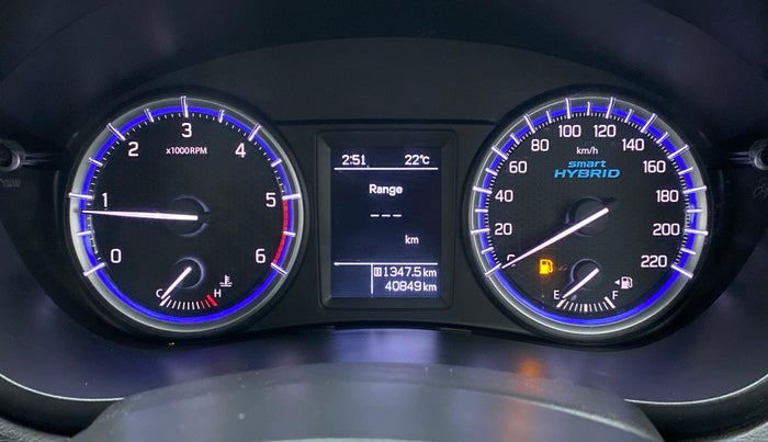 2018 Maruti S Cross ZETA 1.3 SHVS, Diesel, Manual, 40,875 km, Odometer Image