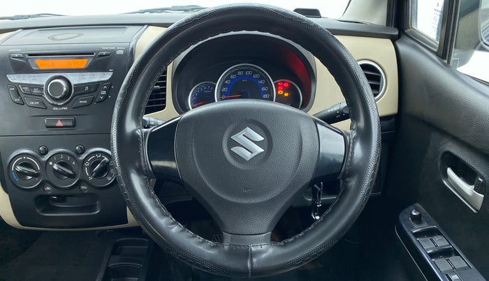 2018 Maruti Wagon R 1.0 VXI, Petrol, Manual, 22,946 km, Steering Wheel Close Up