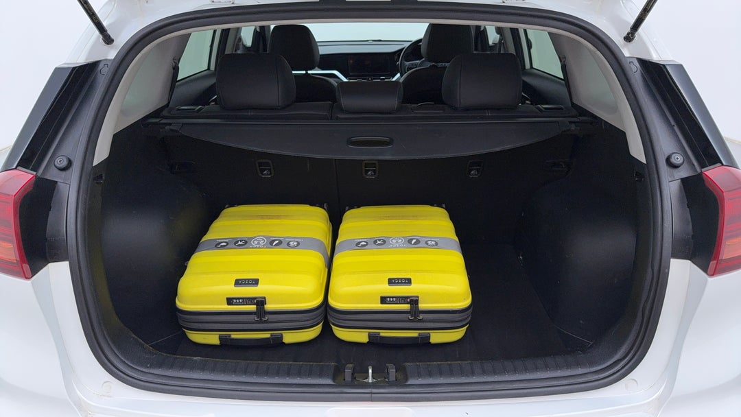 Boot Inside View with Luggage