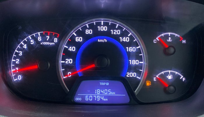 2015 Hyundai Grand i10 SPORTZ 1.2 KAPPA VTVT, Petrol, Manual, 60,794 km, Odometer Image