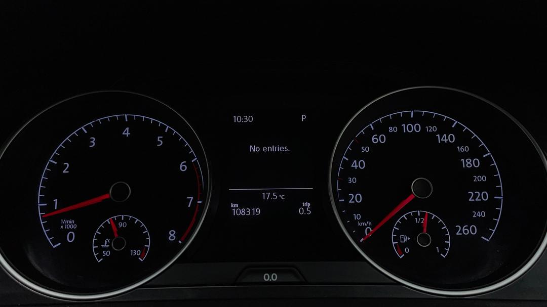 2018 Volkswagen Golf 110 Tsi Trendline, Automatic, 108319 km, Odometer View