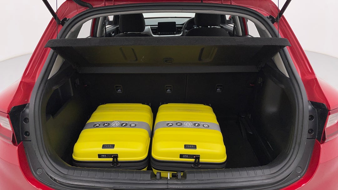 Boot Inside View with Luggage