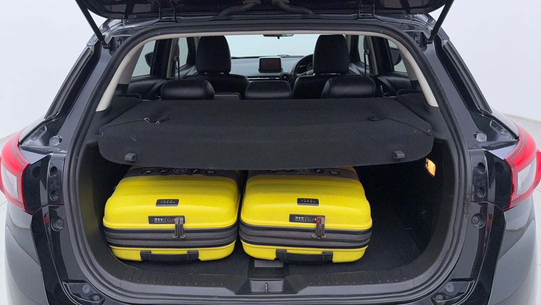 Boot Inside View with Luggage