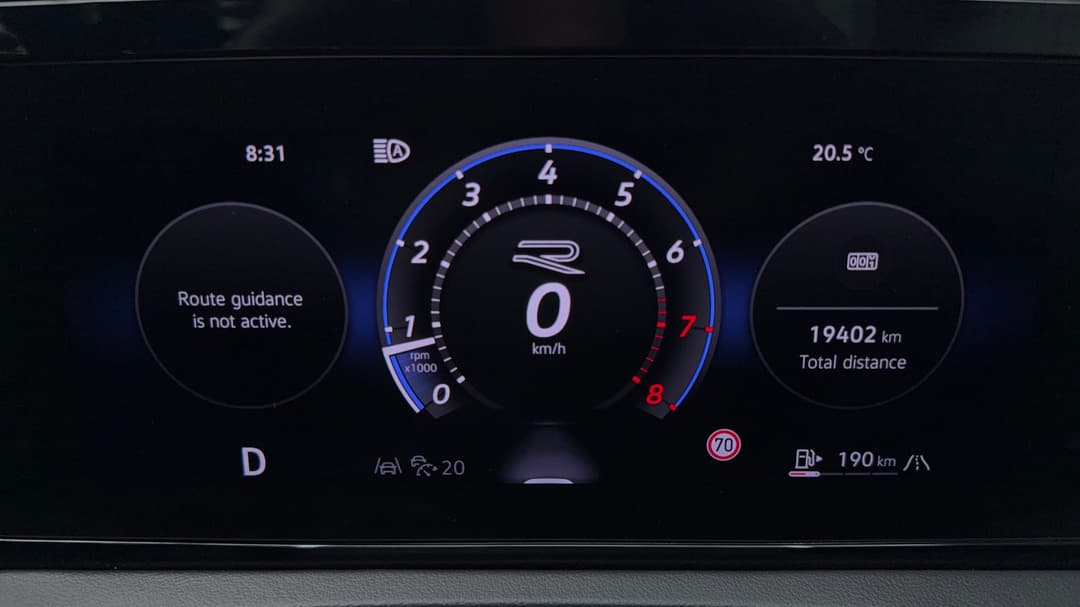 2025 Volkswagen Tiguan 195tsi R-line, Automatic, 19402 km, Odometer View