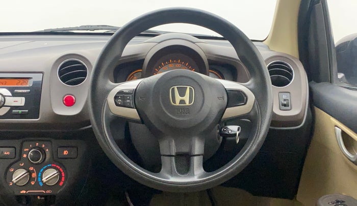 2012 Honda Brio V MT, Petrol, Manual, 70,175 km, Steering Wheel Close Up