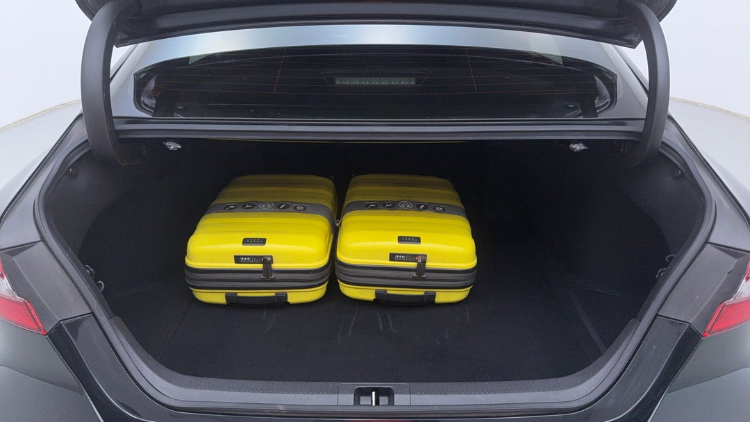 Boot Inside View with Luggage