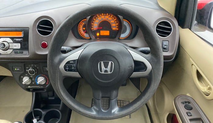 2013 Honda Brio 1.2 S MT I VTEC, Petrol, Manual, 72,133 km, Steering Wheel Close Up