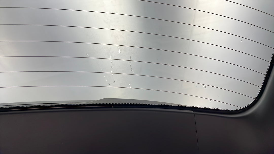 Windshield Rear Tinting scratched