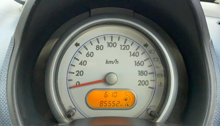 2010 Maruti Ritz VXI, Petrol, Manual, 85,551 km, Odometer Image