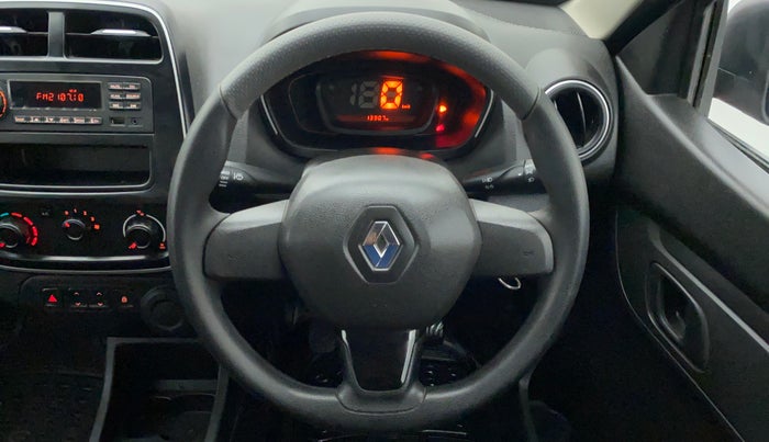 2019 Renault Kwid RXL, Petrol, Manual, 13,907 km, Steering Wheel Close Up