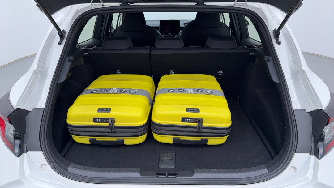 Boot Inside View with Luggage