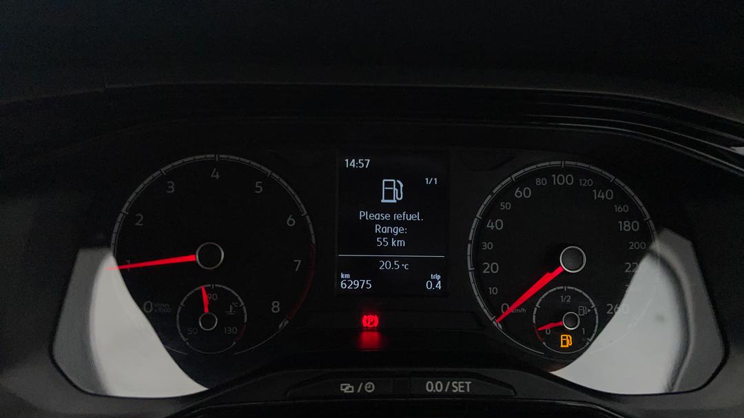 2019 Volkswagen Polo 70tsi Trendline, Manual, 62975 km, Odometer View