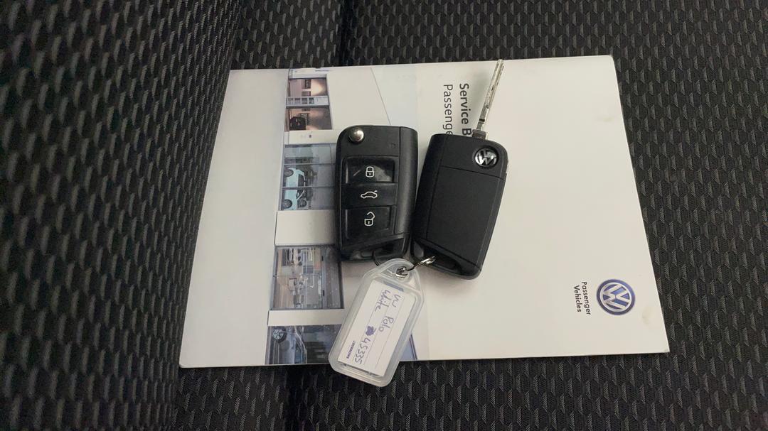 2019 Volkswagen Polo 70tsi Trendline, Manual, 62975 km, Key Close-up
