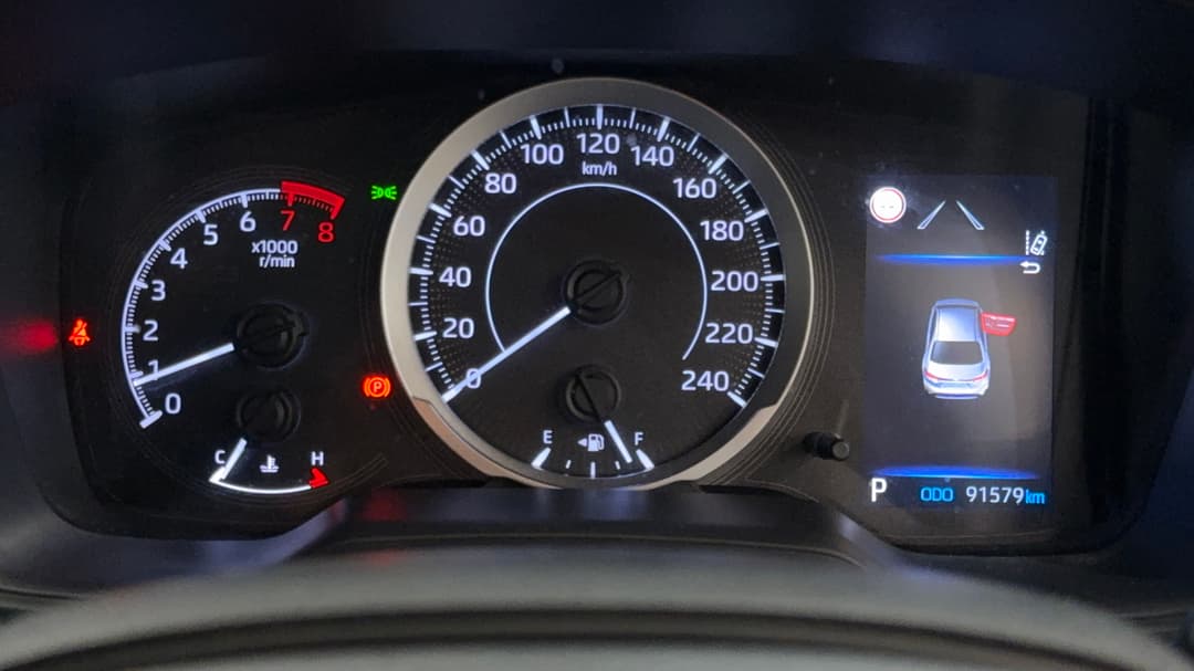 2021 Toyota Corolla Ascent Sport, Automatic, 91579 km, Odometer View