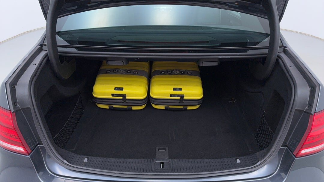 Boot Inside View with Luggage