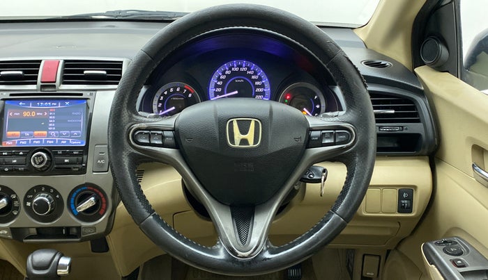 2012 Honda City V AT SUNROOF, Petrol, Automatic, 94,687 km, Steering Wheel Close Up
