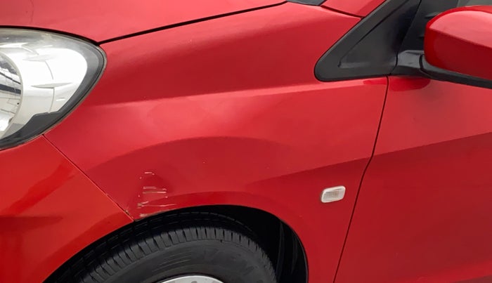 2012 Honda Brio S MT, CNG, Manual, 98,836 km, Left fender - Slightly dented