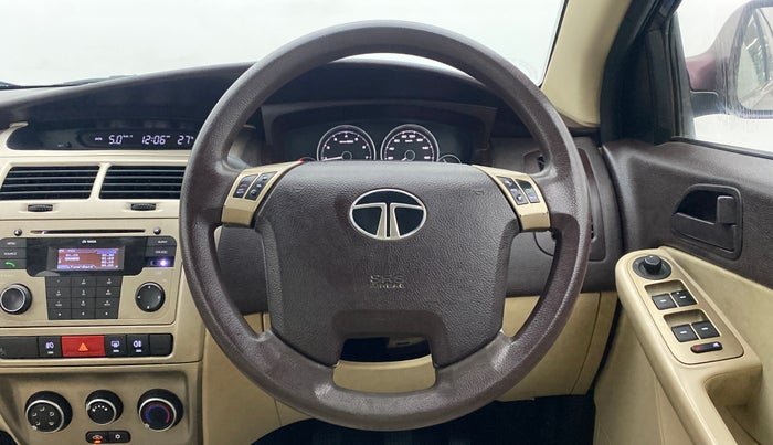 2012 Tata Manza ELAN QUADRAJET BS IV, Diesel, Manual, 87,136 km, Steering Wheel Close Up
