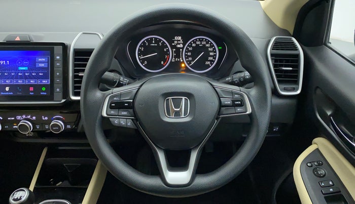 2021 Honda City V MT PETROL, Petrol, Manual, 1,498 km, Steering Wheel Close Up