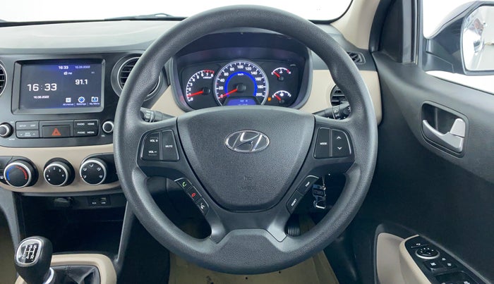 2019 Hyundai Grand i10 SPORTZ 1.2 KAPPA VTVT, Petrol, Manual, 45,926 km, Steering Wheel Close Up