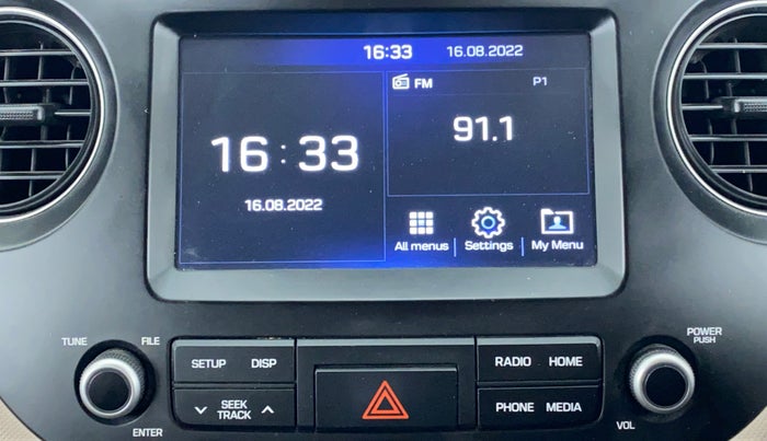 2019 Hyundai Grand i10 SPORTZ 1.2 KAPPA VTVT, Petrol, Manual, 45,926 km, Infotainment System