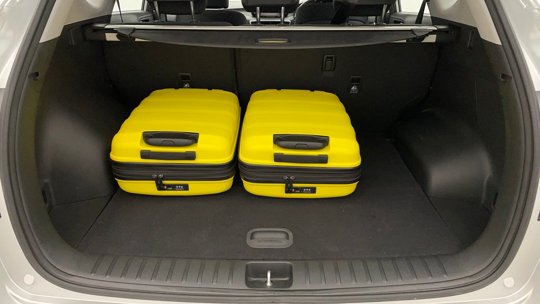 Boot Inside View with Luggage