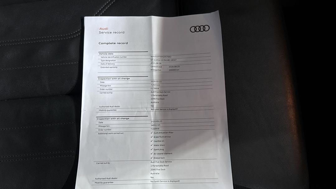 2021 Audi Q5 45 Tfsi Quattro Sport Mhev, Automatic, 71642 km, Service History