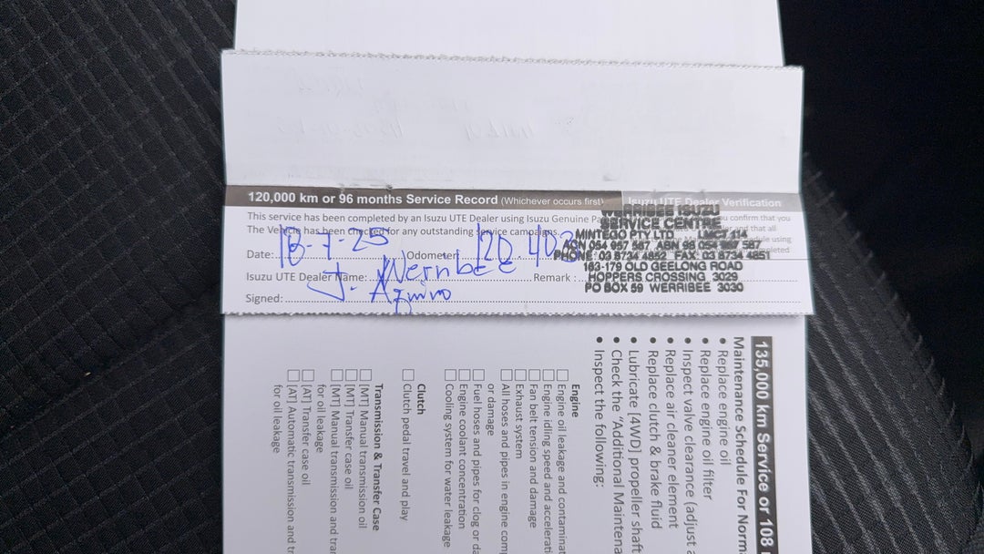 2019 Isuzu D-MAX Sx Hi-ride (4x2), Automatic, 132217 km, Service History