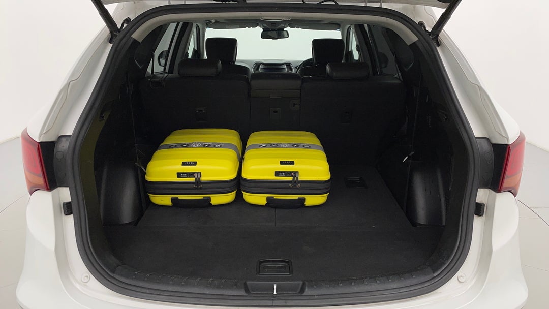 Boot Inside View with Luggage