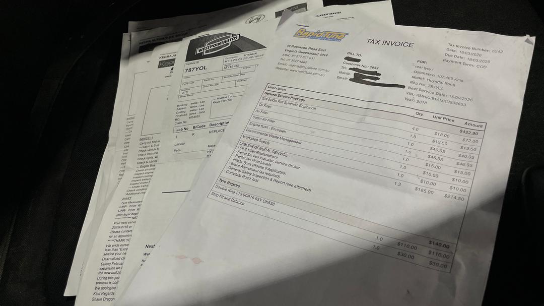 2018 Hyundai Kona Go (FWD), Automatic, 107543 km, Service History