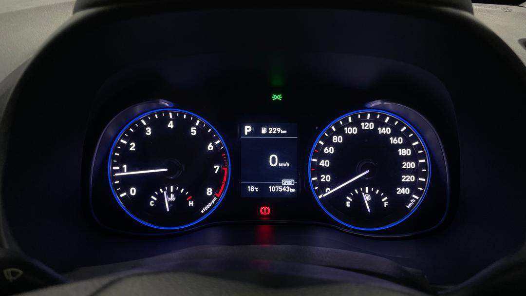 2018 Hyundai Kona Go (FWD), Automatic, 107543 km, Odometer View