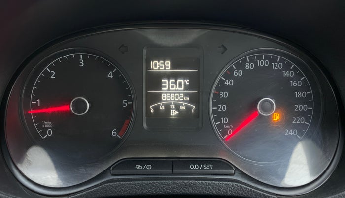 2017 Volkswagen Ameo TRENDLINE 1.5L, Diesel, Manual, 86,802 km, Odometer Image