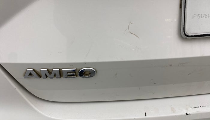 2017 Volkswagen Ameo TRENDLINE 1.5L, Diesel, Manual, 86,802 km, Dicky (Boot door) - Minor scratches